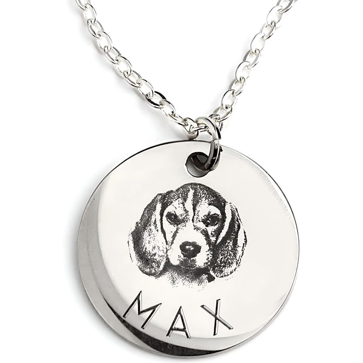 Personalized Pet Portrait Necklace